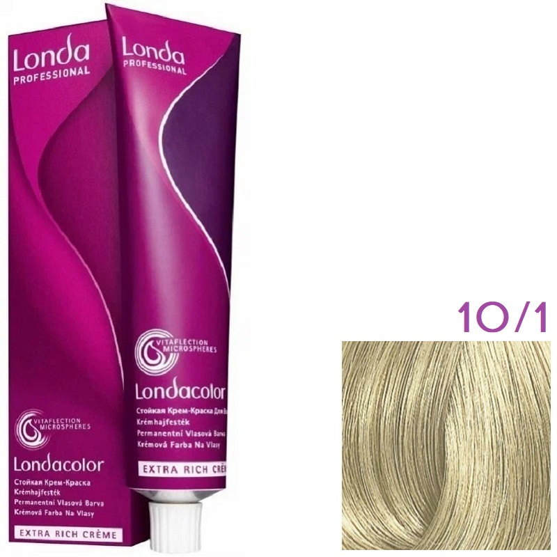 Изображение Крем-краска для волос Londa Professional Color 10.1 яркий блонд пепельный, 60 мл в интернет-магазине ВОЛГТЕК