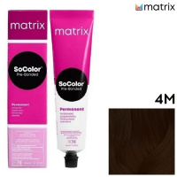 Изображение Крем-краска для волос Matrix Socolor 4M шатен мокка, 90 мл в интернет-магазине ВОЛГТЕК
