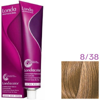 Изображение Крем-краска для волос Londa Professional Color 8.38 светлый блонд золотисто-жемчужный, 60 мл в интернет-магазине ВОЛГТЕК