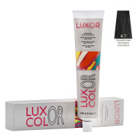 Изображение Крем-краска для волос LUXOR LuxColor 4.7 коричневый шоколадный, 100 мл в интернет-магазине ВОЛГТЕК