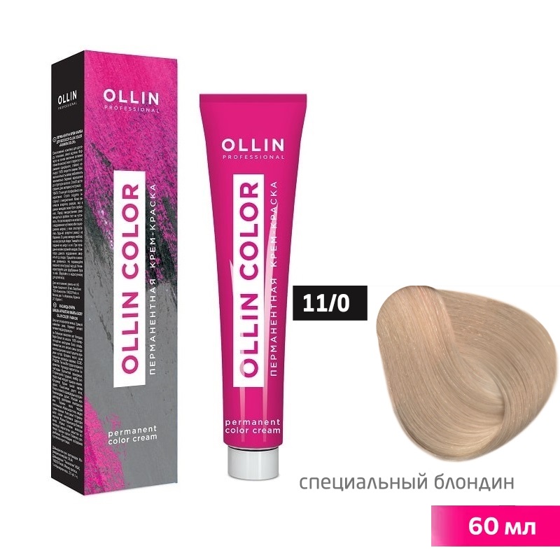 Изображение Крем-краска для волос OLLIN Color 11/0 специальный блондин, 60 мл в интернет-магазине ВОЛГТЕК