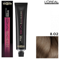 Изображение Безаммиачная краска для волос L’OREAL Dia Richesse 8.02 светлый блондин натурально-перламутровый, 50 мл в интернет-магазине ВОЛГТЕК