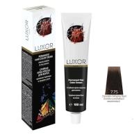 Изображение Крем-краска для волос LUXOR Color 7.75 блондин шоколадный махагоновый, 100 мл в интернет-магазине ВОЛГТЕК