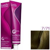 Изображение Крем-краска для волос Londa Professional Color 7.71 блонд коричнево-пепельный, 60 мл в интернет-магазине ВОЛГТЕК