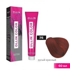 Изображение Крем-краска для волос OLLIN Color 7/6 русый красный, 60 мл в интернет-магазине ВОЛГТЕК