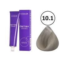 Изображение Крем-краска для волос V-COLOR Demax 10.1 светлый блондин пепельный, 60 мл в интернет-магазине ВОЛГТЕК