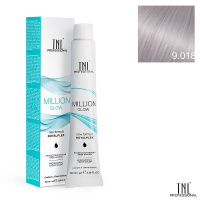 Изображение Крем-краска для волос TNL Million Gloss 9.018 очень светлый блонд прозрачный лакричный, 100 мл в интернет-магазине ВОЛГТЕК
