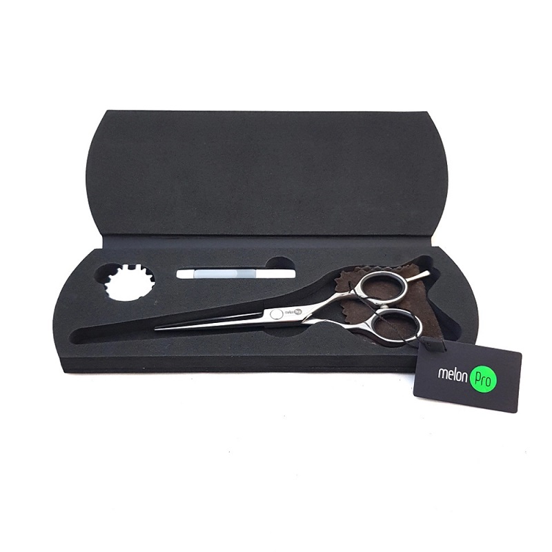 Изображение Парикмахерские ножницы прямые 5,5" Melon Pro silver edition SE-03 в интернет-магазине ВОЛГТЕК