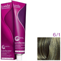 Изображение Крем-краска для волос Londa Professional Color 6.1 темный блонд пепельный, 60 мл в интернет-магазине ВОЛГТЕК