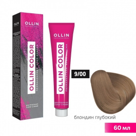 Изображение Крем-краска для волос OLLIN Color 9/00 блондин глубокий, 60 мл в интернет-магазине ВОЛГТЕК