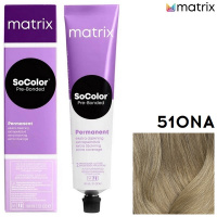 Изображение Крем-краска для волос Matrix Socolor 510NA очень-очень светлый блондин натуральный пепельный, 90 мл в интернет-магазине ВОЛГТЕК