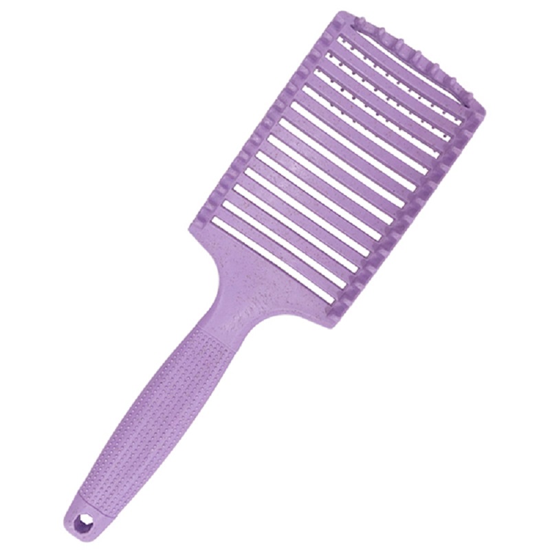 Изображение Массажная щетка для волос Harizma Nylon, фиолетовая h10685-07 в интернет-магазине ВОЛГТЕК