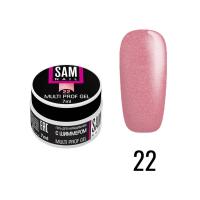 Изображение Гель для наращивания с шиммером Multi Prof Gel Sam Nail №22, 7 мл в интернет-магазине ВОЛГТЕК