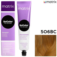 Изображение Крем-краска для волос Matrix Socolor 506BC темный блондин коричнево-медный, 90 мл в интернет-магазине ВОЛГТЕК