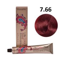 Изображение Крем-краска для волос Farmavita Life Color Plus 7.66 блондин насыщенно-красный (алый), 100 мл в интернет-магазине ВОЛГТЕК