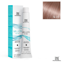 Изображение Крем-краска для волос TNL Million Gloss 9.22 очень светлый блонд фиолетовый интенсив, 100 мл в интернет-магазине ВОЛГТЕК
