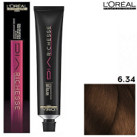 Изображение Безаммиачная краска для волос L’OREAL Dia Richesse 6.34 темный блондин золотисто-медный, 50 мл в интернет-магазине ВОЛГТЕК