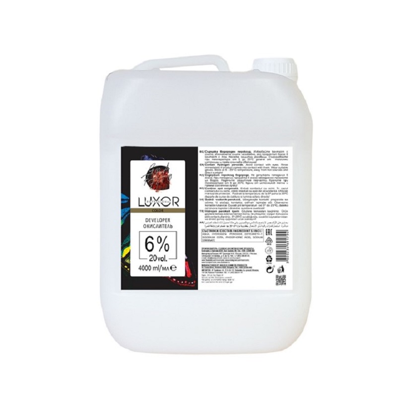 Изображение Окислитель LUXOR Professional Color 6% 4000 мл в интернет-магазине ВОЛГТЕК