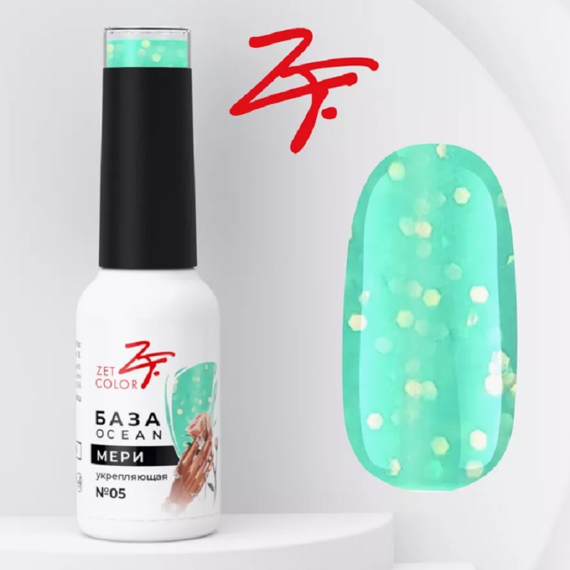 Изображение Цветная база для гель-лака Zet Color Ocean №05 Мери, 8 мл в интернет-магазине ВОЛГТЕК