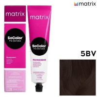 Изображение Крем-краска для волос Matrix Socolor 5BV светлый шатен коричнево-перламутровый, 90 мл в интернет-магазине ВОЛГТЕК
