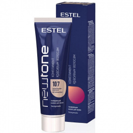 Изображение Тонирующая маска для волос Estel Newtone 10/7 светлый блондин коричнево-фиолетовый, 60 мл в интернет-магазине ВОЛГТЕК