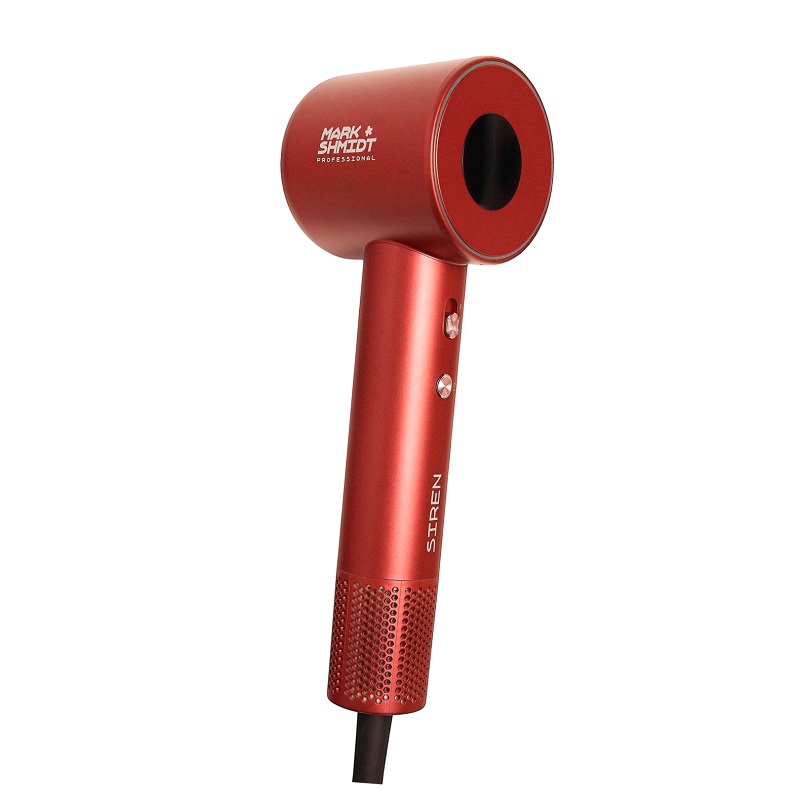 Изображение Профессиональный фен для волос Mark Shmidt Siren LED Maroon 801б в интернет-магазине ВОЛГТЕК