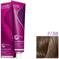 Изображение Крем-краска для волос Londa Professional Color 7.38 блонд золотисто-жемчужный, 60 мл в интернет-магазине ВОЛГТЕК