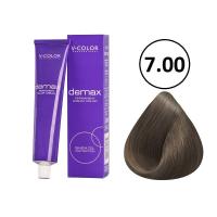 Изображение Крем-краска для волос V-COLOR Demax 7.00 интенсивный русый, 60 мл в интернет-магазине ВОЛГТЕК