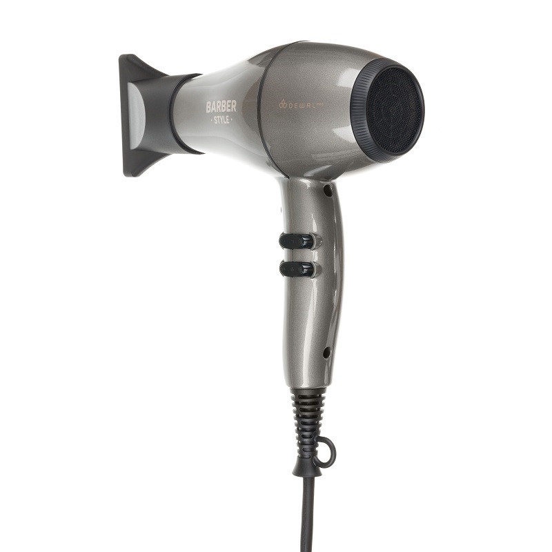 Изображение Профессиональный фен для волос Dewal PRO BARBER STYLE Compact 03-3011 Gunsteel в интернет-магазине ВОЛГТЕК