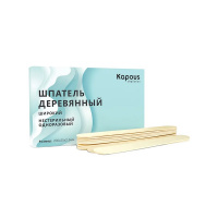 Изображение Широкий деревянный шпатель Kapous Depilation в интернет-магазине ВОЛГТЕК