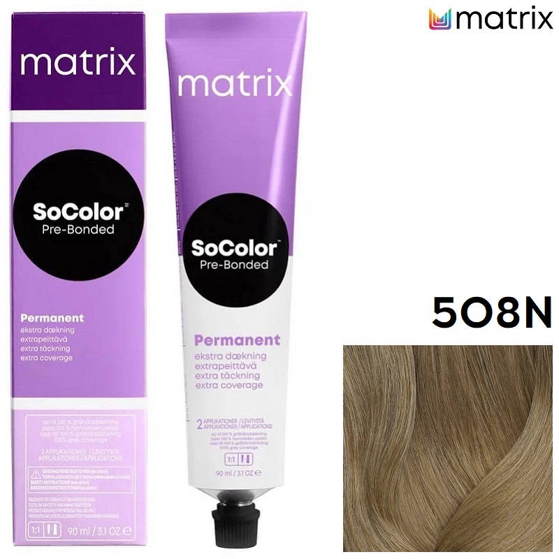 Изображение Крем-краска для волос Matrix Socolor 508N светлый блондин, 90 мл в интернет-магазине ВОЛГТЕК