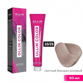 Изображение Крем-краска для волос OLLIN Color 10/26 светлый блондин розовый, 60 мл в интернет-магазине ВОЛГТЕК