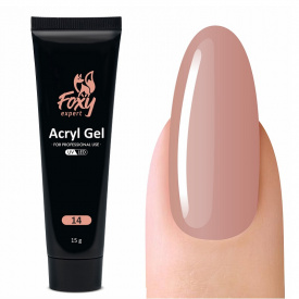 Изображение Акрил-гель для моделирования ногтей Foxy expert №14, 15 мл в интернет-магазине ВОЛГТЕК