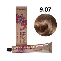 Изображение Крем-краска для волос Farmavita Life Color Plus 9.07 очень холодный блондин, 100 мл в интернет-магазине ВОЛГТЕК