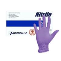 Изображение Черничные нитриловые одноразовые перчатки Nitrile M в интернет-магазине ВОЛГТЕК