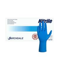 Изображение Голубые нитриловые одноразовые перчатки Nitrile XS в интернет-магазине ВОЛГТЕК