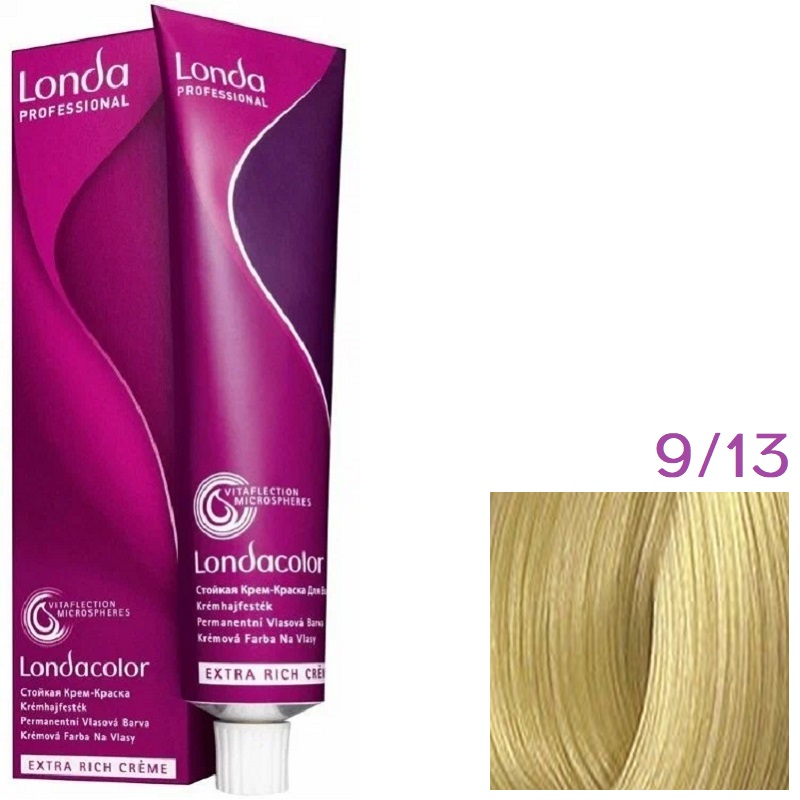 Изображение Крем-краска для волос Londa Professional Color 9.13 песочный бежевый, 60 мл в интернет-магазине ВОЛГТЕК
