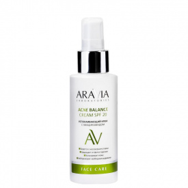 Изображение Успокаивающий крем для лица с ниацинамидом ARAVIA Professional Acne Balance Cream SPF 20, 100 мл в интернет-магазине ВОЛГТЕК