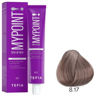 Изображение Гель-краска для волос Tefia Mypoint 8.17 светлый блондин пепельно-фиолетовый, 60 мл в интернет-магазине ВОЛГТЕК