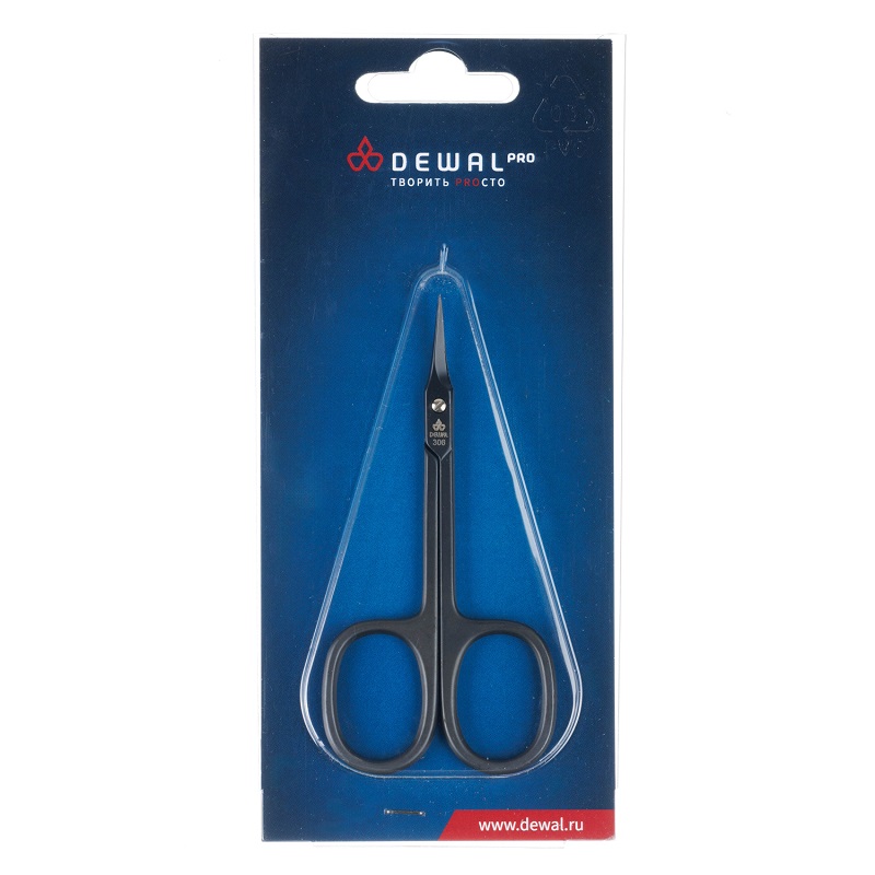 Изображение Маникюрные ножницы для кутикулы Black Edition Dewal 306black в интернет-магазине ВОЛГТЕК