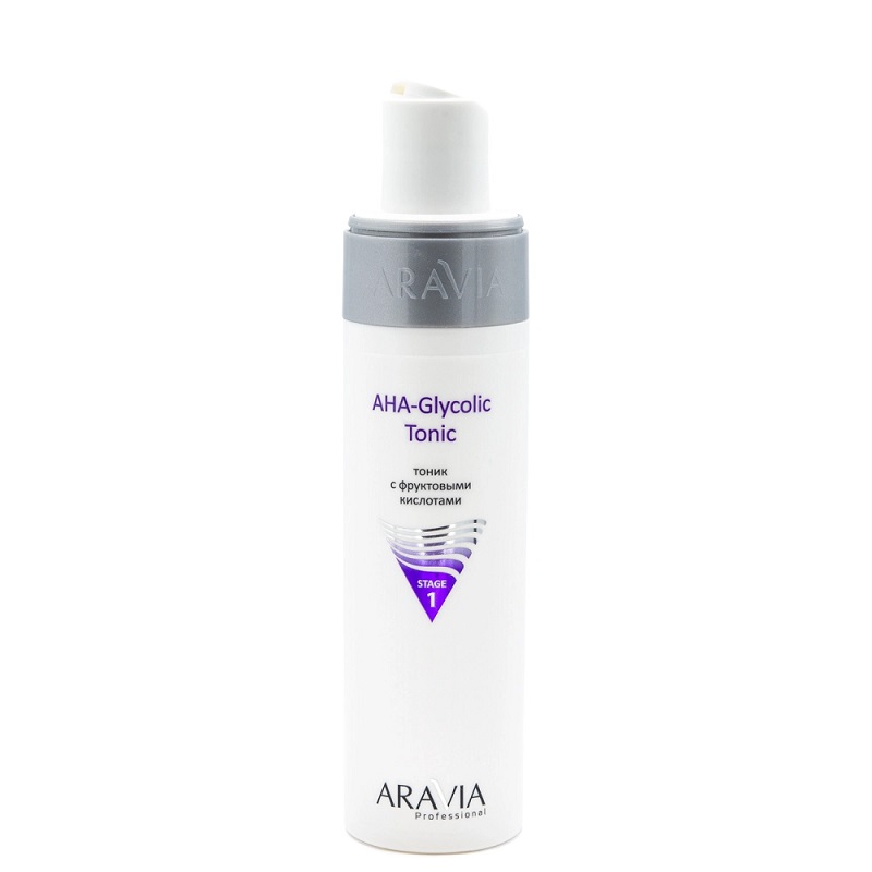 Изображение Тоник для лица с фруктовыми кислотами ARAVIA Professional AHA - Glycolic Tonic, 250 мл в интернет-магазине ВОЛГТЕК