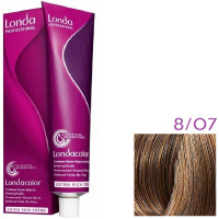Изображение Крем-краска для волос Londa Professional Color 8.07 светлый блонд натурально-коричневый, 60 мл в интернет-магазине ВОЛГТЕК