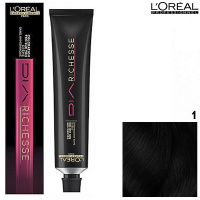 Изображение Безаммиачная краска для волос L’OREAL Dia Richesse 1 черный, 50 мл в интернет-магазине ВОЛГТЕК