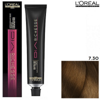 Изображение Безаммиачная краска для волос L’OREAL Dia Richesse 7.30 золотистый блондин, 50 мл в интернет-магазине ВОЛГТЕК