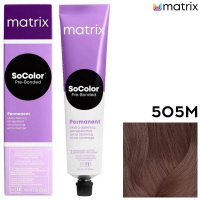 Изображение Крем-краска для волос Matrix Socolor 505M светлый шатен мокка, 90 мл в интернет-магазине ВОЛГТЕК