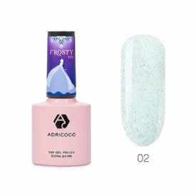 Изображение Топ для гель-лака хамелеон ADRICOCO Frosty Top №02, 8 мл в интернет-магазине ВОЛГТЕК