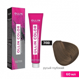 Изображение Крем-краска для волос OLLIN Color 7/00 русый глубокий, 60 мл в интернет-магазине ВОЛГТЕК
