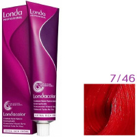 Изображение Крем-краска для волос Londa Professional Color 7.46 блонд медно-фиолетовый, 60 мл в интернет-магазине ВОЛГТЕК