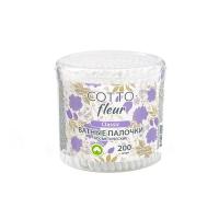 Изображение Ватные палочки в банке Cotto fleur 200 шт/упк в интернет-магазине ВОЛГТЕК