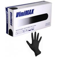 Изображение Черные виниловые одноразовые перчатки ViniMax S в интернет-магазине ВОЛГТЕК